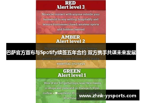 巴萨官方宣布与Spotify续签五年合约 双方携手共谋未来发展