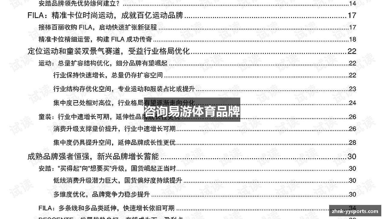 咨询易游体育品牌